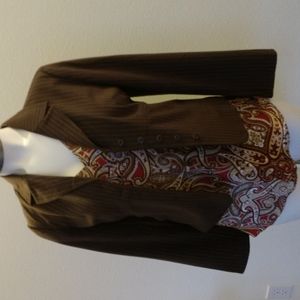 NWOT Emma James Jacket ( 16)free earings.